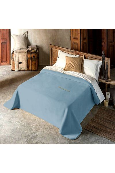 ROCHAS Plain blanket, Rochas brand, made in Spain (for two people, 220 x 240)