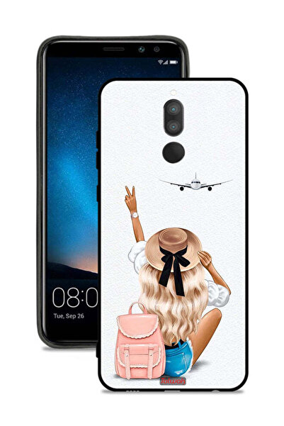 Tolwak غطاء حماية لهاتف هواوي ميت 10 لايت - فتاة تحب السفر