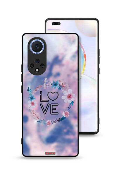 Tolwak غطاء حماية لهاتف هواوي نوفا 9 برو بتصميم خاتم الحب بين الزهور