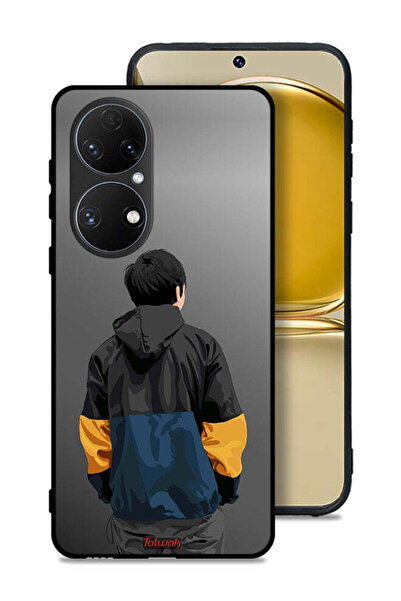 Tolwak غطاء حماية لهاتف هواوي P50E بتصميم صورة صبي