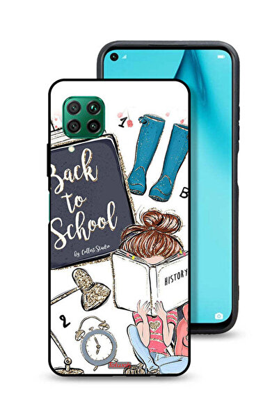 Tolwak غطاء حماية لهاتف هواوي P40 لايت 4G بتصميم فتاة مدرسية تقرأ التاريخ