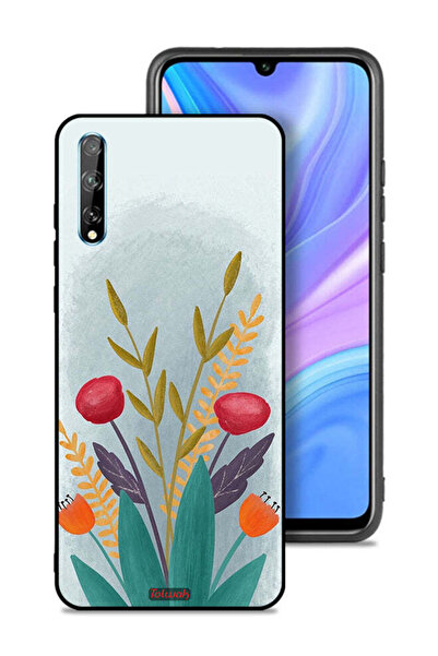 Tolwak غطاء حماية لهاتف هواوي بي سمارت إس بتصميم فن رسم النباتات