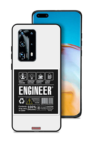 Tolwak غطاء حماية لهاتف هواوي P40 Pro Plus 5G، ملصق المهندس