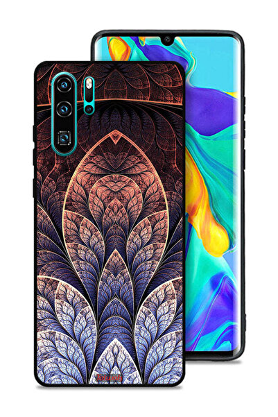 Tolwak غطاء حماية لهاتف هواوي P30 Pro بتصميم زهور كسورية تجريدية