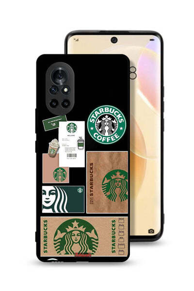 Tolwak غطاء حماية لهاتف هواوي نوفا 8 - ملصق ستاربكس