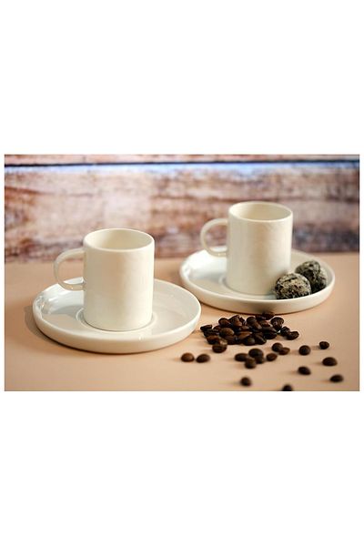 Porland 2 Person Coffee Cup Set 85Cc