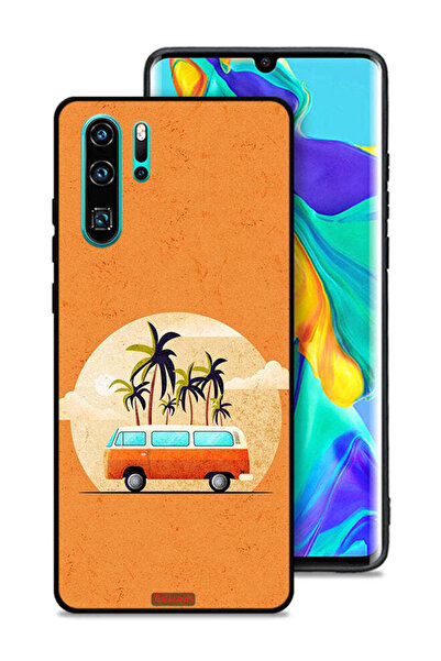 Tolwak غطاء حماية لهاتف هواوي P30 Pro بتصميم حافلة فنية