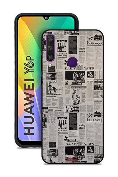 Tolwak غطاء حماية لهاتف هواوي Y6p مع تسجيل صحفي