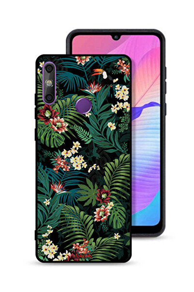 Tolwak غطاء حماية لهاتف هواوي إنجوي 20e بنقشة أوراق استوائية