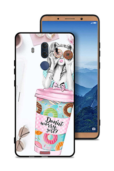 Tolwak غطاء حماية لهاتف هواوي ميت 10 برو - فتاة القلق دونات