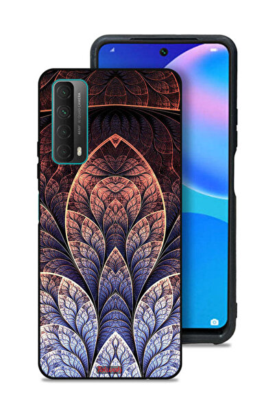 Tolwak غطاء حماية لهاتف هواوي بي سمارت (2021) بتصميم زهور كسورية تجريدية