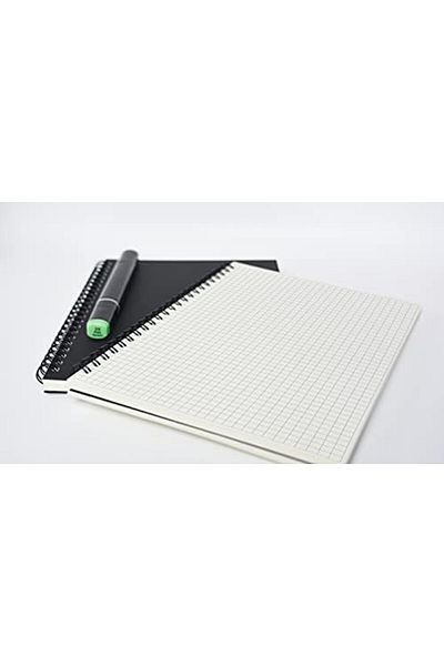 Mena Rise Diyar-Ifırsatshop Promotion 2-Piece Checkered Notebook, A5 Size (15X21 cm), 60 Sheets, 90Gr. Ivory Paper