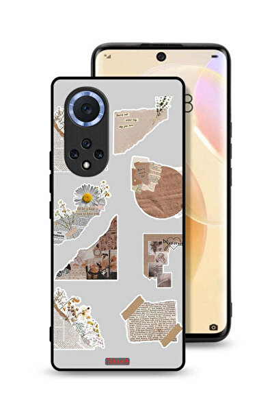 Tolwak غطاء حماية لهاتف هواوي نوفا 9 مصنوع من قطع من الملصقات الورقية