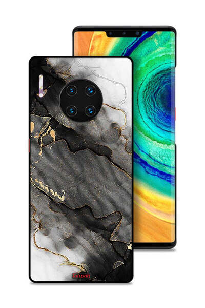 Tolwak غطاء حماية لهاتف هواوي ميت 30 إي برو 5G، رخامي لامع