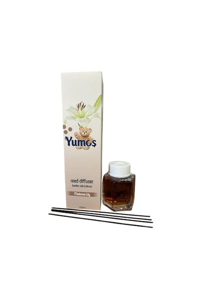 Yumoş Yumos Room Freshener with Sticks, Lily Aroma, 120 ml