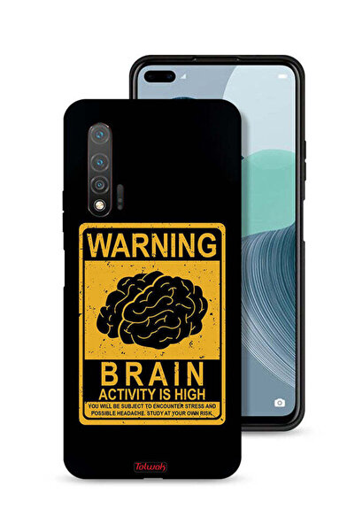 Tolwak غطاء حماية لهاتف هواوي نوفا 6 تحذير من ارتفاع نشاط الدماغ