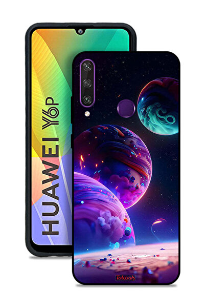 Tolwak غطاء حماية لهاتف هواوي Y6p بنمط كوكبي