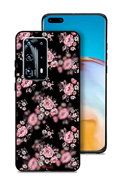 Tolwak غطاء حماية لهاتف هواوي بي 40 برو بلس 5G بنقشة زهور بورتريه