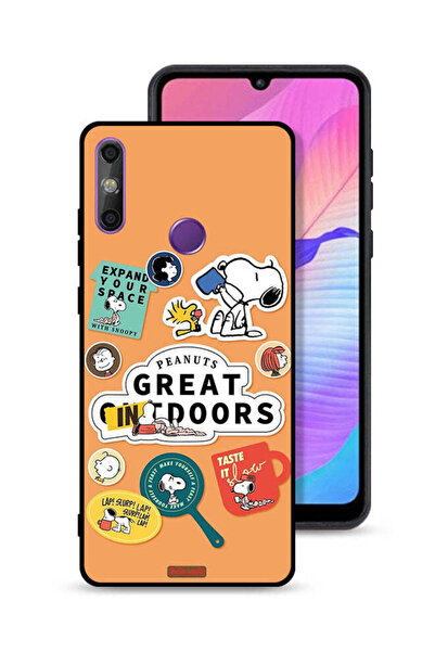 Tolwak غطاء حماية لهاتف هواوي إنجوي 20e بملصقات الفول السوداني