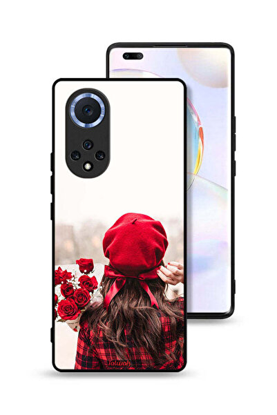 Tolwak غطاء حماية لهاتف Honor 50 Pro يحمل زهورًا