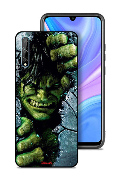 Tolwak غطاء حماية لهاتف هواوي Y8p بتصميم هالك المذهل