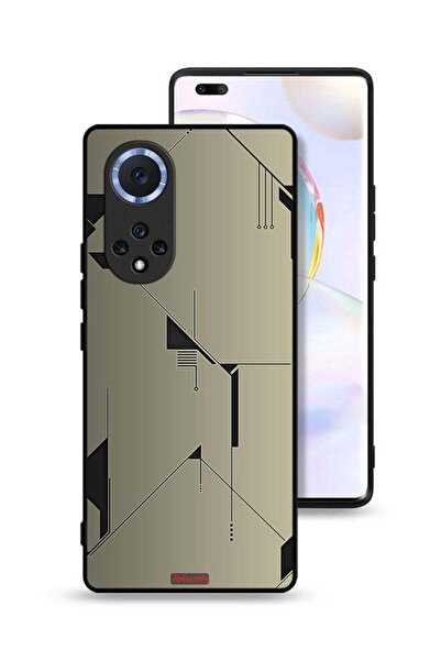 Tolwak غطاء حماية لهاتف Honor 50 Pro بتصميم فني تجريدي بسيط