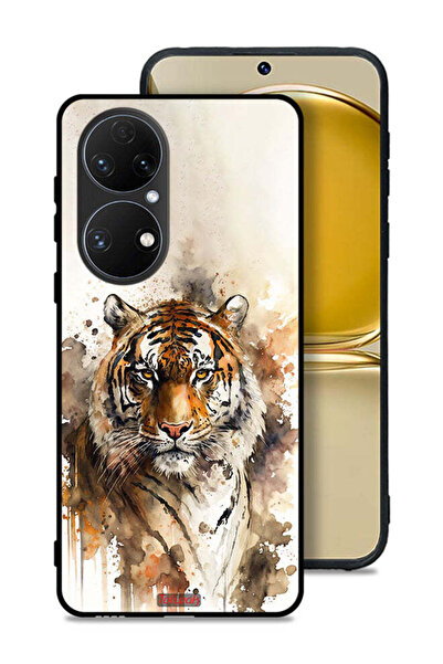 Tolwak غطاء حماية لهاتف Huawei P50E بنقشة الفهد التجريدي