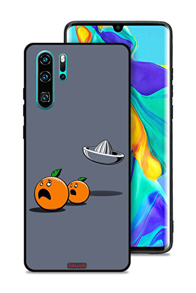 Tolwak غطاء حماية لهاتف هواوي P30 Pro بتصميم فني رقمي بسيط وفكاهي