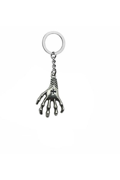 Herşey Nota Skeleton Hand Unisex Keychain – the Perfect Complement to Your Gothic and Bold Style