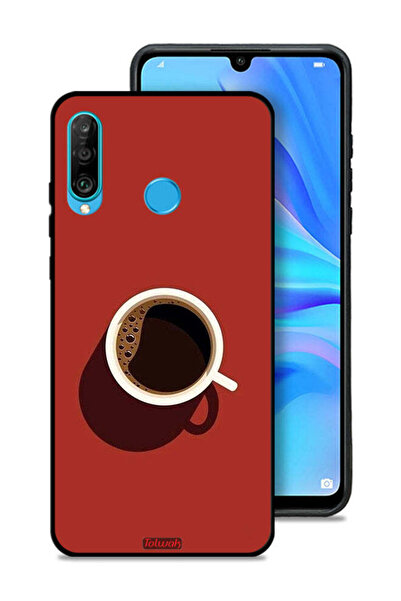 Tolwak غطاء حماية لهاتف هواوي نوفا 4e بتصميم فنجان قهوة