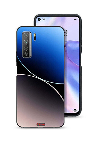 Tolwak غطاء حماية لهاتف هواوي P40 لايت 5G بنمط خطوط منحنية