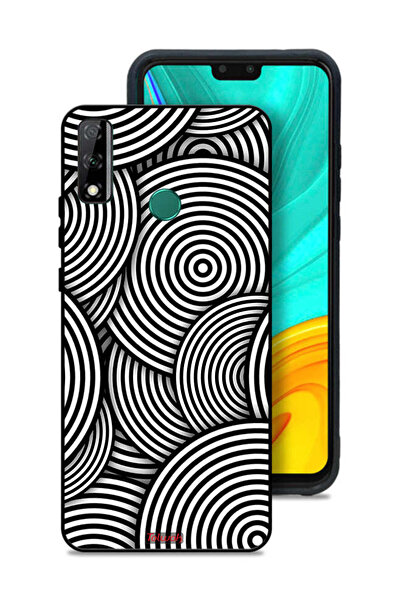 Tolwak غطاء حماية لهاتف هواوي Y8s بنمط دوائر وهمية