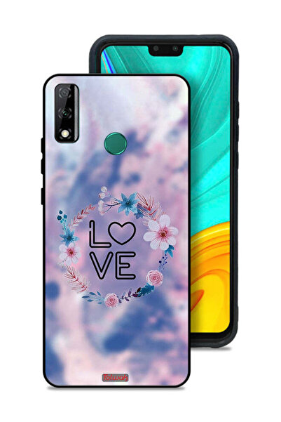 Tolwak غطاء حماية لهاتف هواوي Y8s بتصميم خاتم زهور الحب