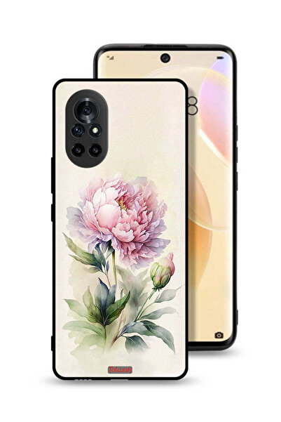 Tolwak Huawei nova 8 Protective Case Cover Watercolor Rose Paint Art