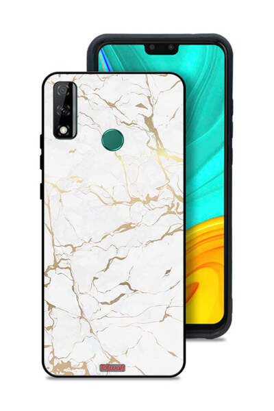 Tolwak غطاء حماية لهاتف هواوي Y8s بنمط رخامي