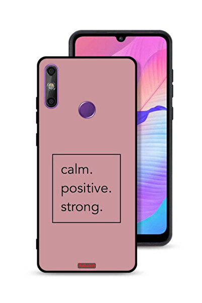 Tolwak Huawei Enjoy 20e Protective Case Cover Calm Positive Strong