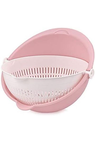 Mena Rise Şirinshop Multi-Purpose 360 ​​Degree Rotatable Kitchen Strainer Sieve with Practical Chamber 1108107