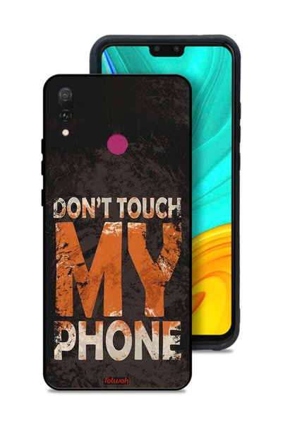 Tolwak Huawei Y9 (2019) Protective Case Cover Do Not Touch My Phone