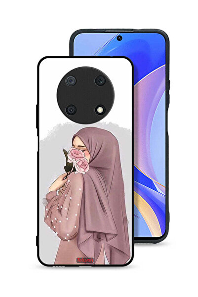 Tolwak غطاء حماية لهاتف هواوي نوفا Y90 برسومات فتاة تحمل ورودًا