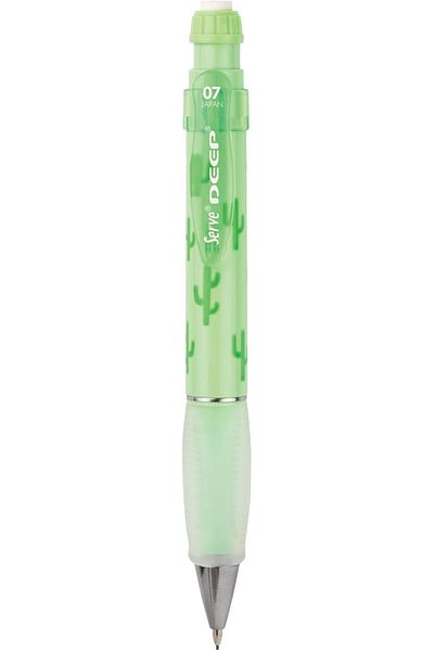 Mena Rise Şirinshop Deep Mechanical Lead Klm 07 Mm, Apple Green, Cactus Pattern 1108107