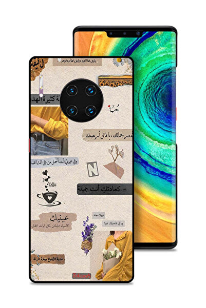 Tolwak غطاء حماية لهاتف هواوي ميت 30 إي برو 5G بعبارات حب عربية