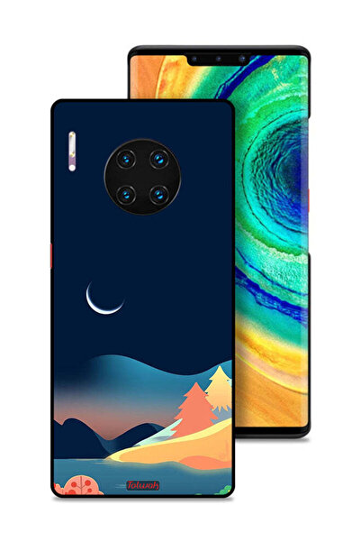 Tolwak غطاء حماية لهاتف هواوي ميت 30 برو، رسم تجريدي للقمر