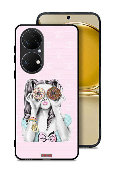 Tolwak غطاء حماية لهاتف هواوي P50 يحمل دونتين