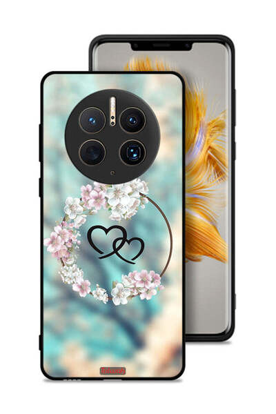 Tolwak غطاء حماية لهاتف هواوي ميت 50 برو بتصميم قلوب ورسومات دائرية