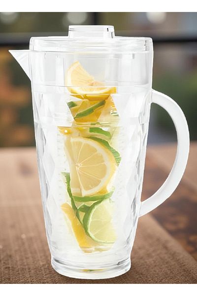 Parfait Elegant Design High Quality Pitcher with Infuser Clear 2 Liter