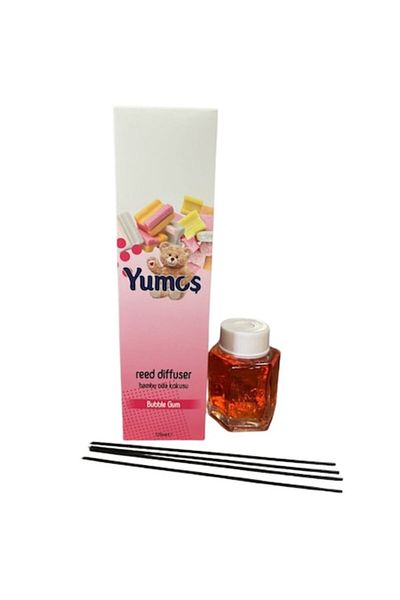 Yumoş Room Freshener with Sticks Yumos, 120 ml, Bubble Gum Scent