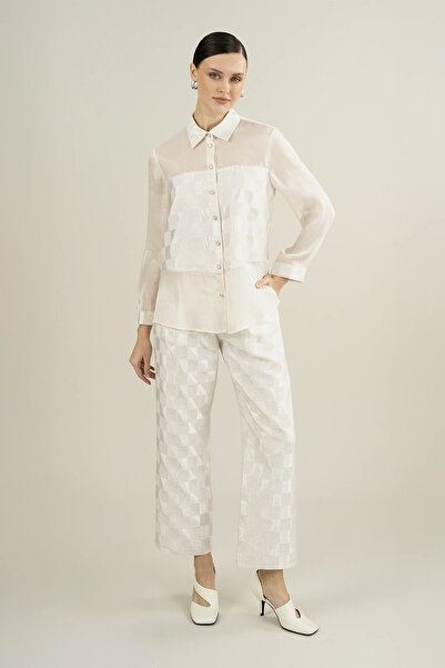 IDYL Checker Pattern Blouse