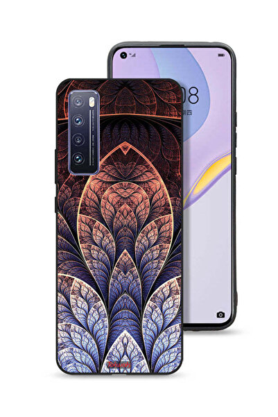 Tolwak غطاء حماية لهاتف هواوي نوفا 7 5G بتصميم تجريدي زهري فركتالي