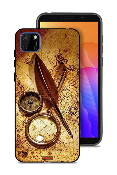 Tolwak غطاء حماية هواوي Y5p بتصميم بوصلة عتيقة