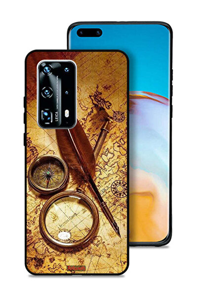 Tolwak غطاء حماية لهاتف هواوي P40 Pro Plus 5G بتصميم بوصلة عتيقة